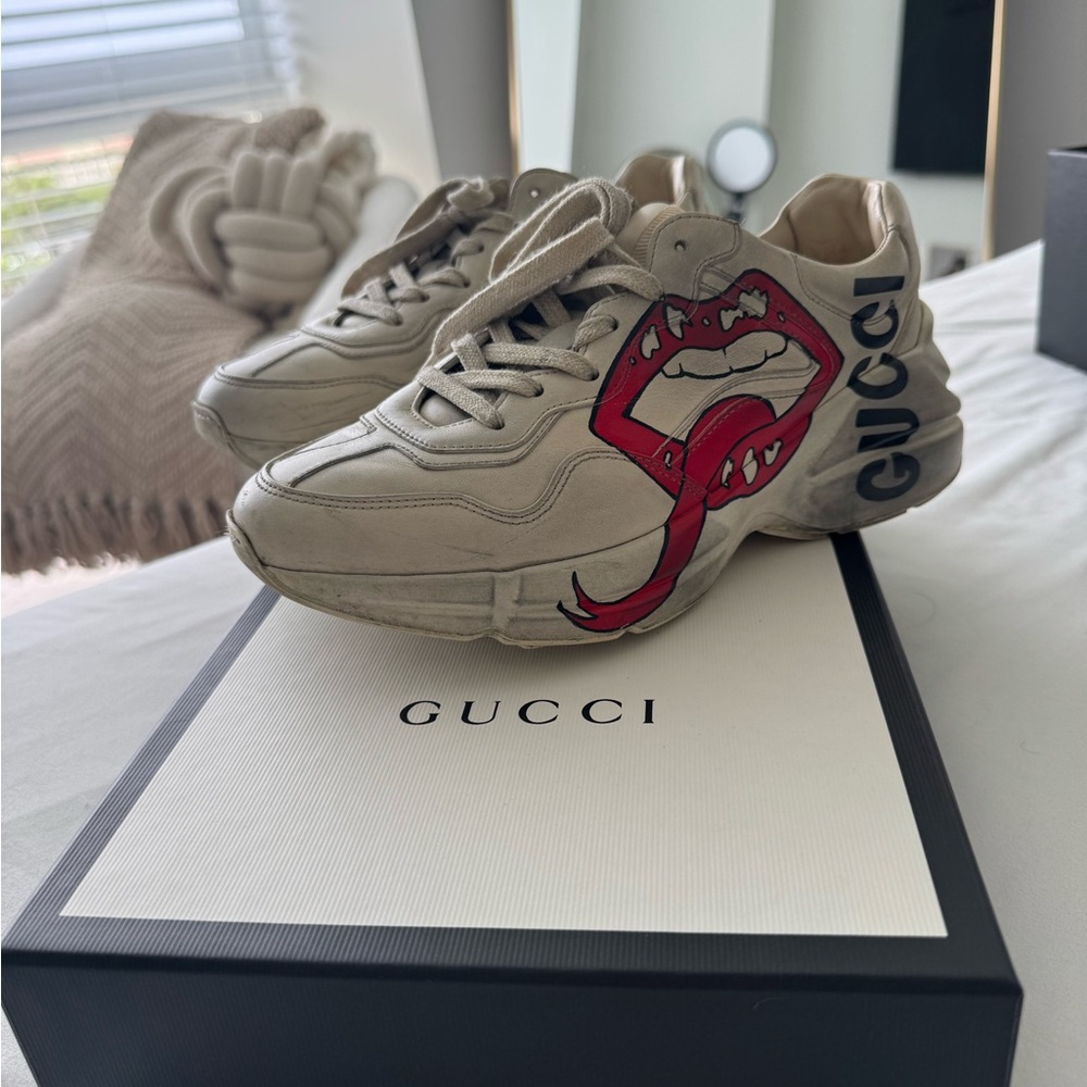 Gucci Rhyton Mouth Sneakers *Authentic*